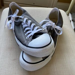 Charcoal Gray Low-Top Converse